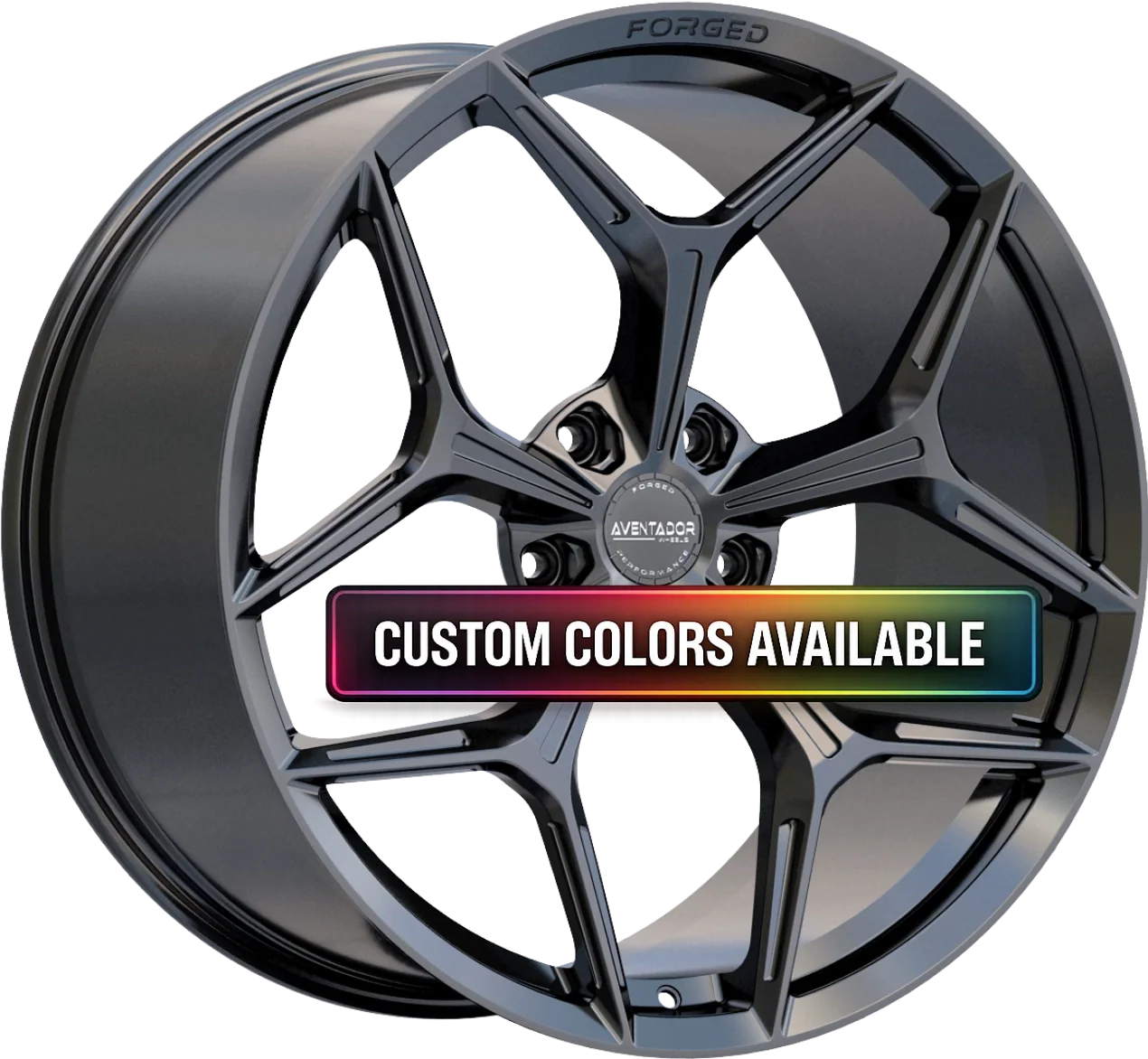 Aventador Wheels Forged Revolution Y Custom Finish