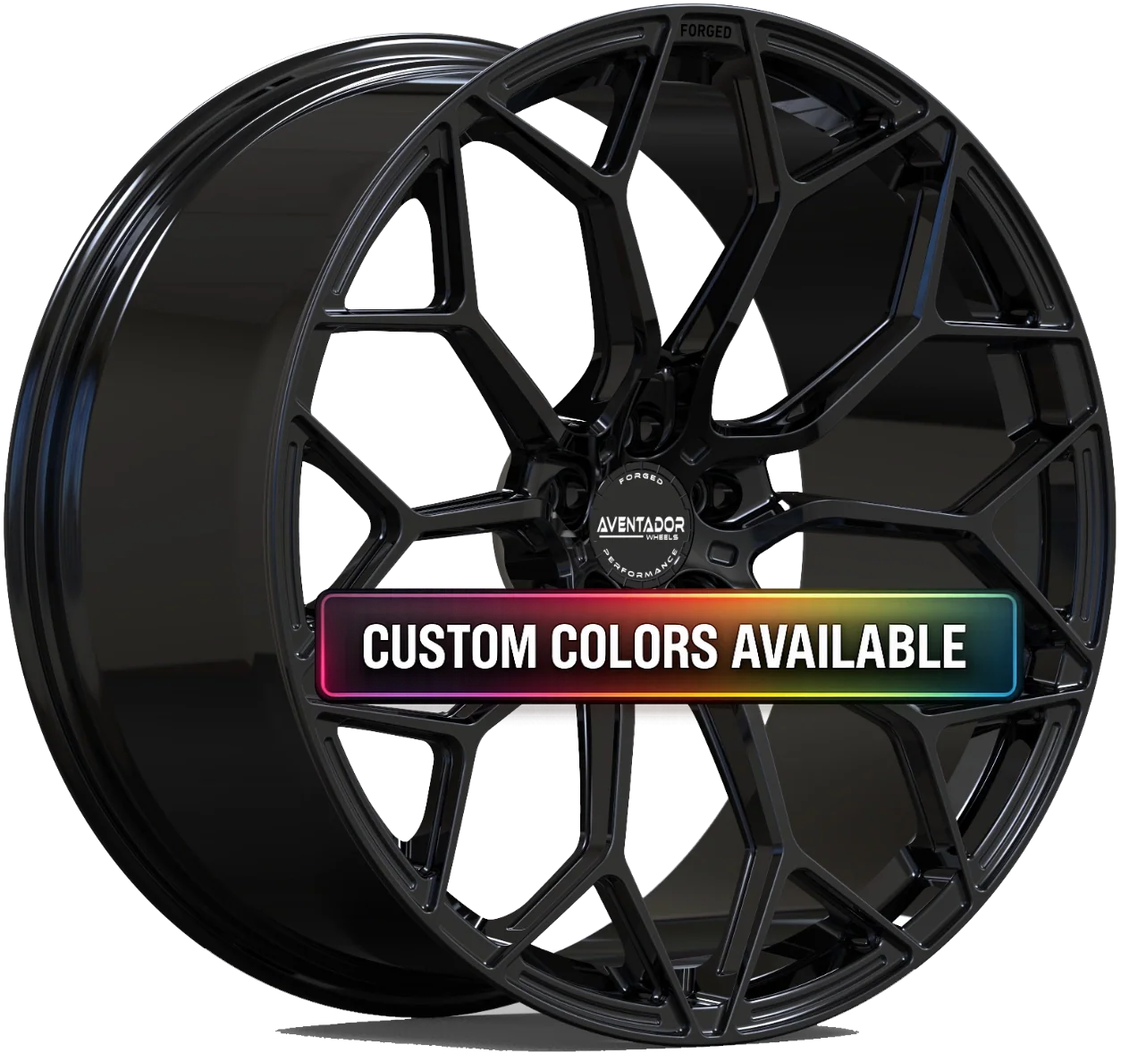 Aventador Wheels Forged Titan Custom Finish