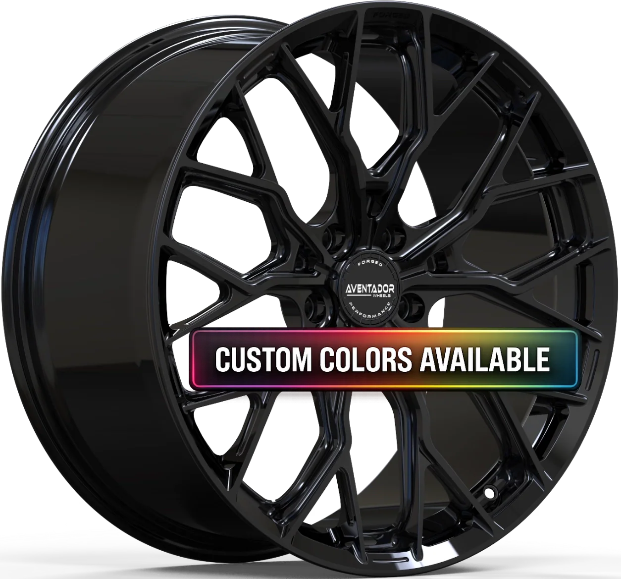 Aventador Wheels Forged Ghost Custom Finish