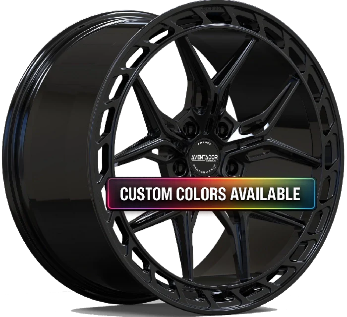 Aventador Wheels Forged Bullet Air Custom Finish