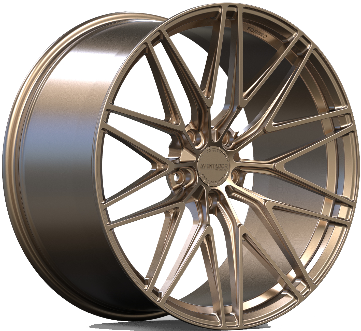 Aventador Wheels Forged Vantage Gloss Bronze