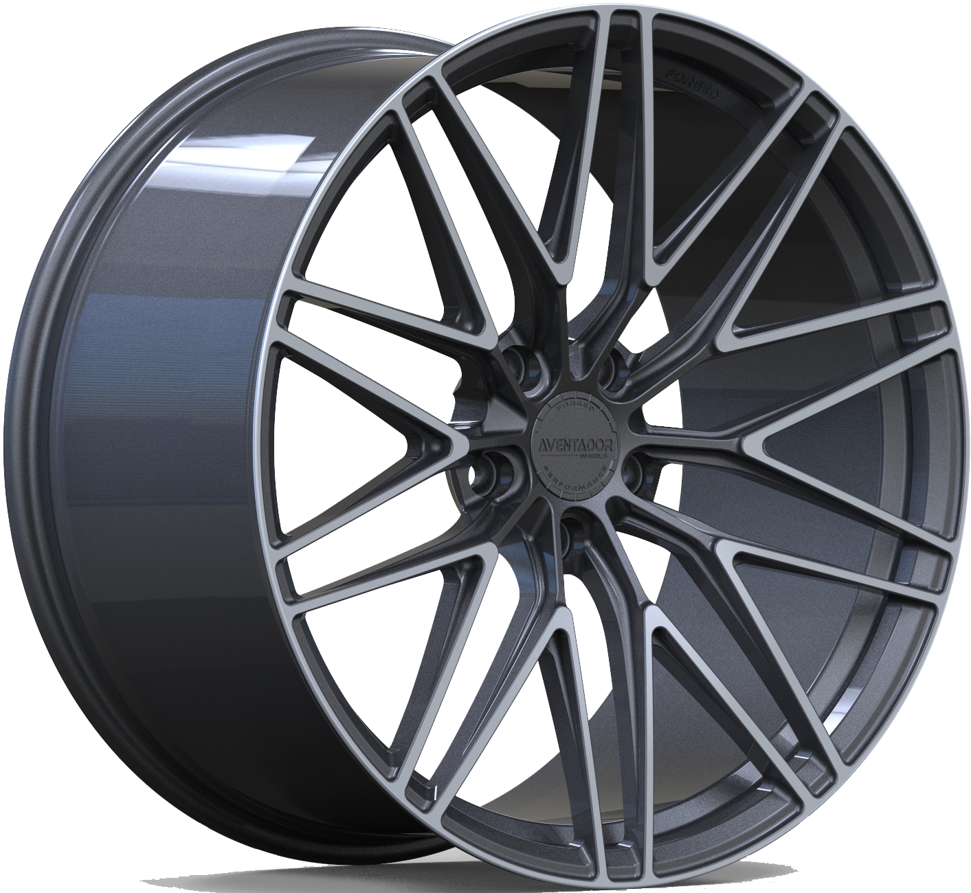 Aventador Wheels Forged Vantage Carbon Gloss Polished