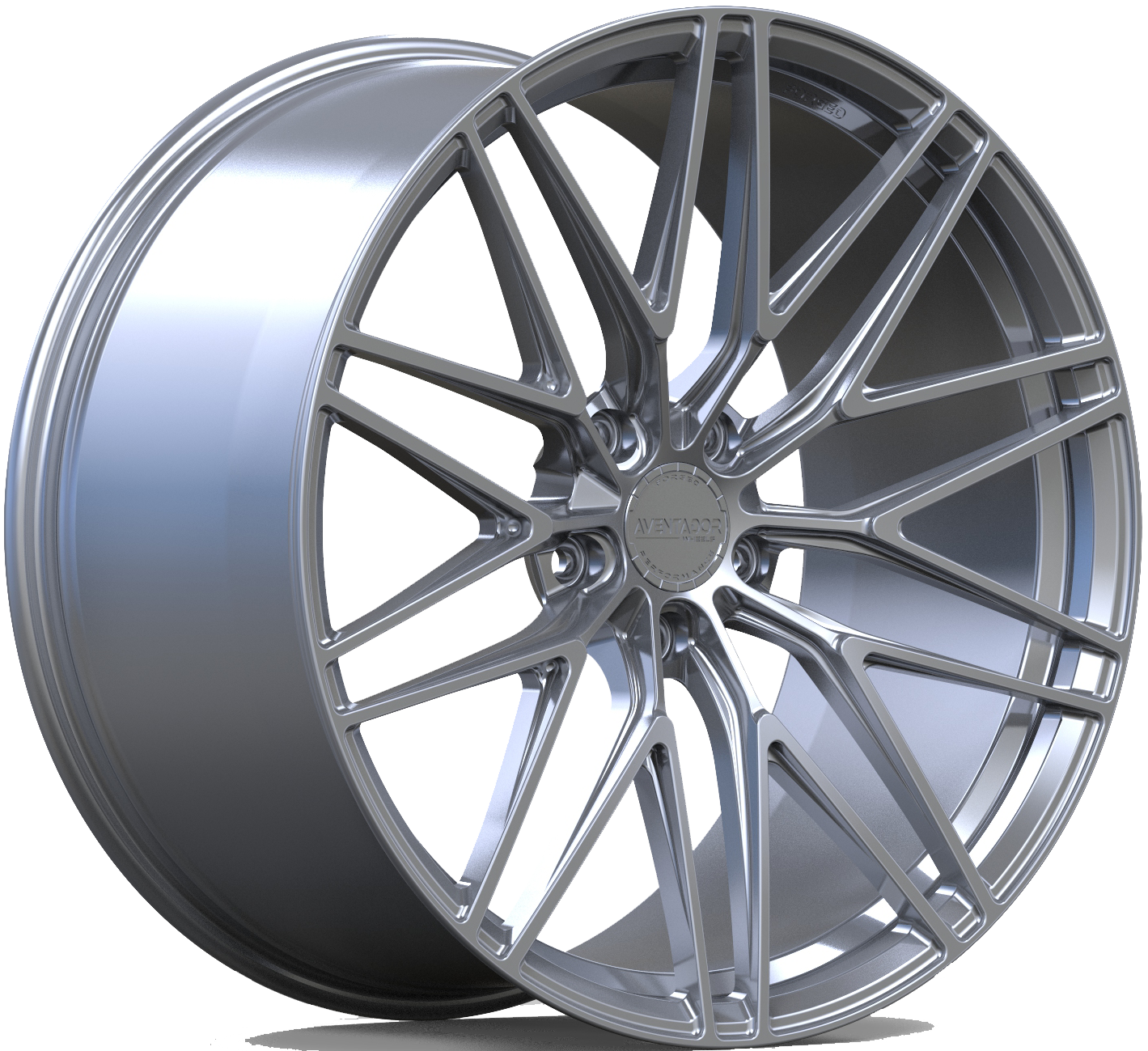 Aventador Wheels Forged Vantage Gloss Satin Silver