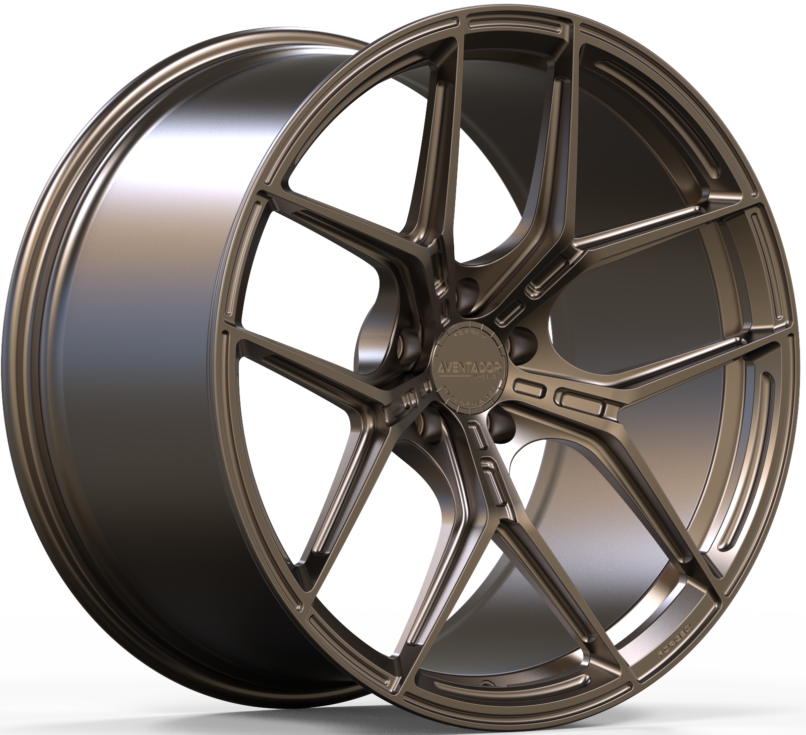 Aventador Wheels Forged Apex Gloss Bronze