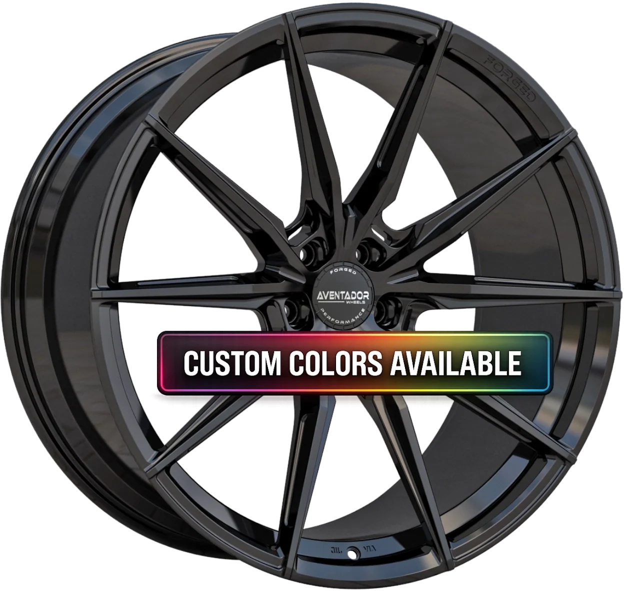Aventador Wheels Forged Spider Custom Finish