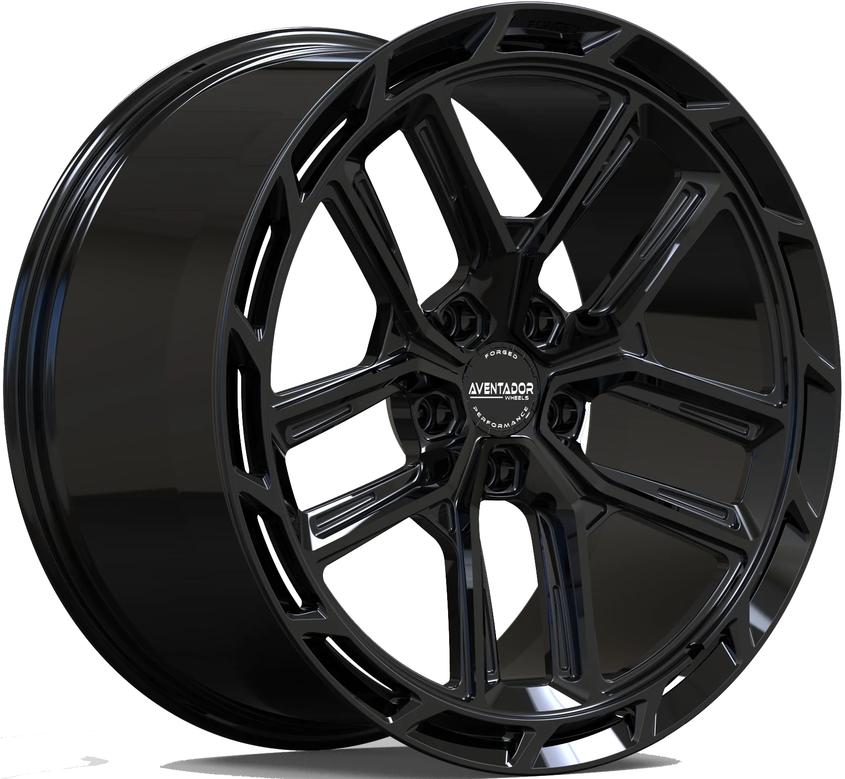 Aventador Wheels Forged Aero Sport Gloss Black