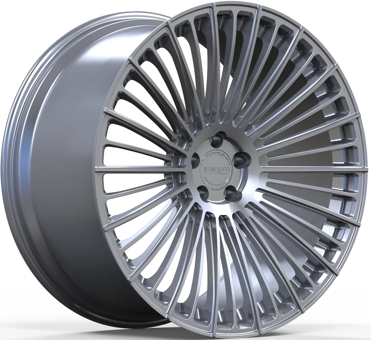 Aventador Wheels Forged Bladecore Gloss Satin Silver