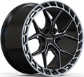 Aventador Wheels Forged Bullet Air Black Gloss Polished