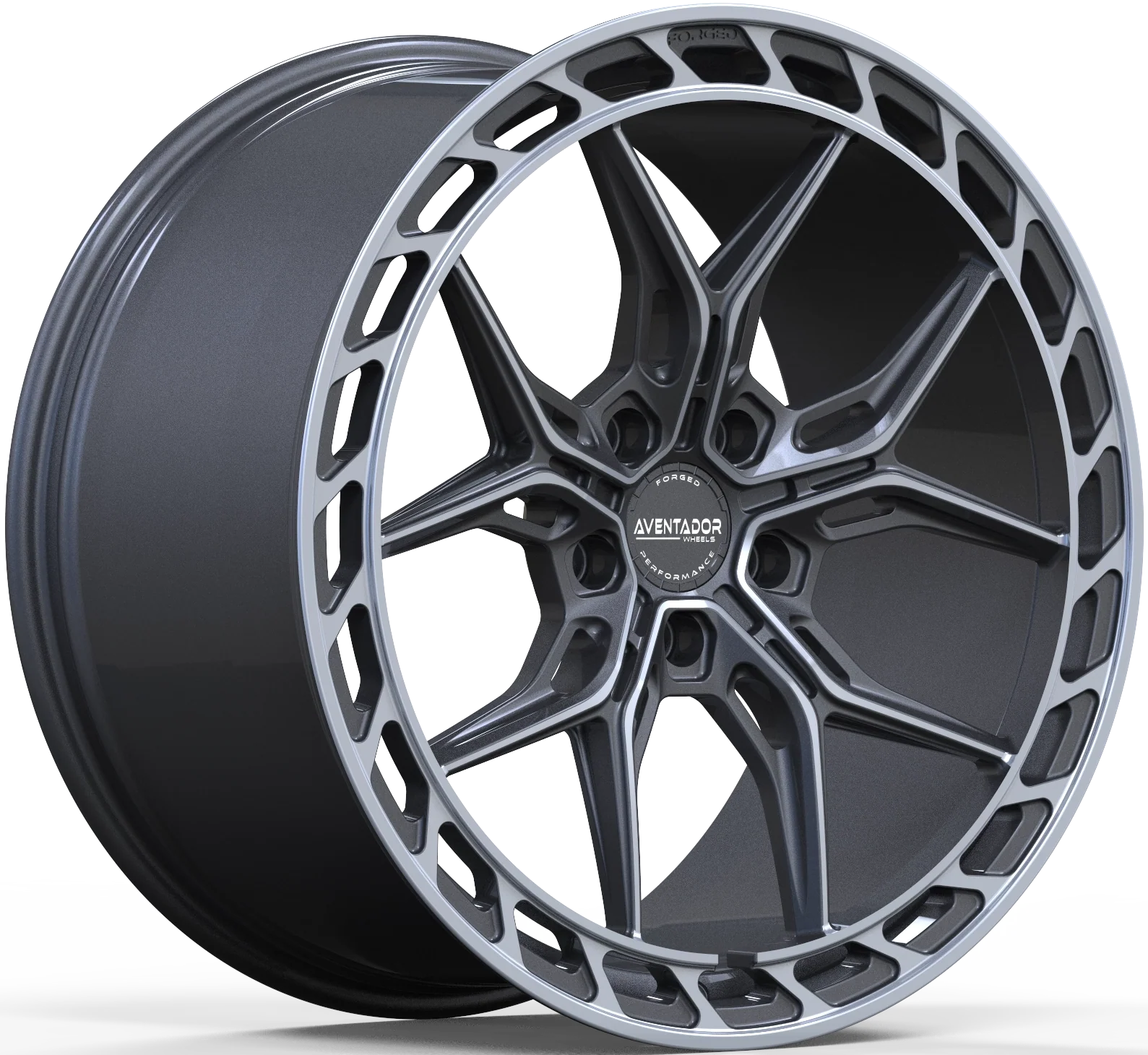 Aventador Wheels Forged Bullet Air Carbon Gloss Polished