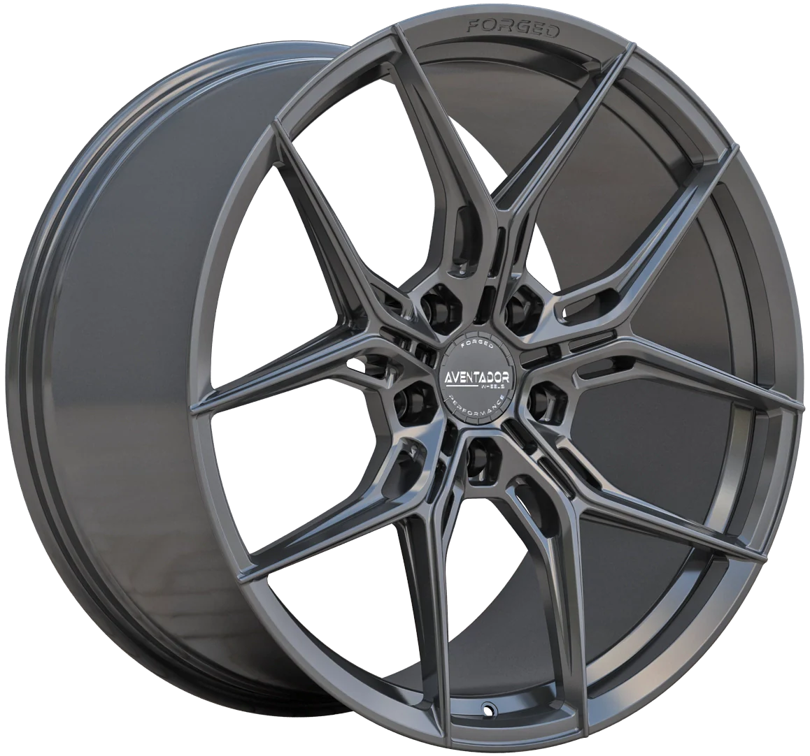 Aventador Wheels Forged Bullet Carbon Gloss Dark