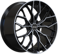 Aventador Wheels Forged Ghost Black Gloss Polished