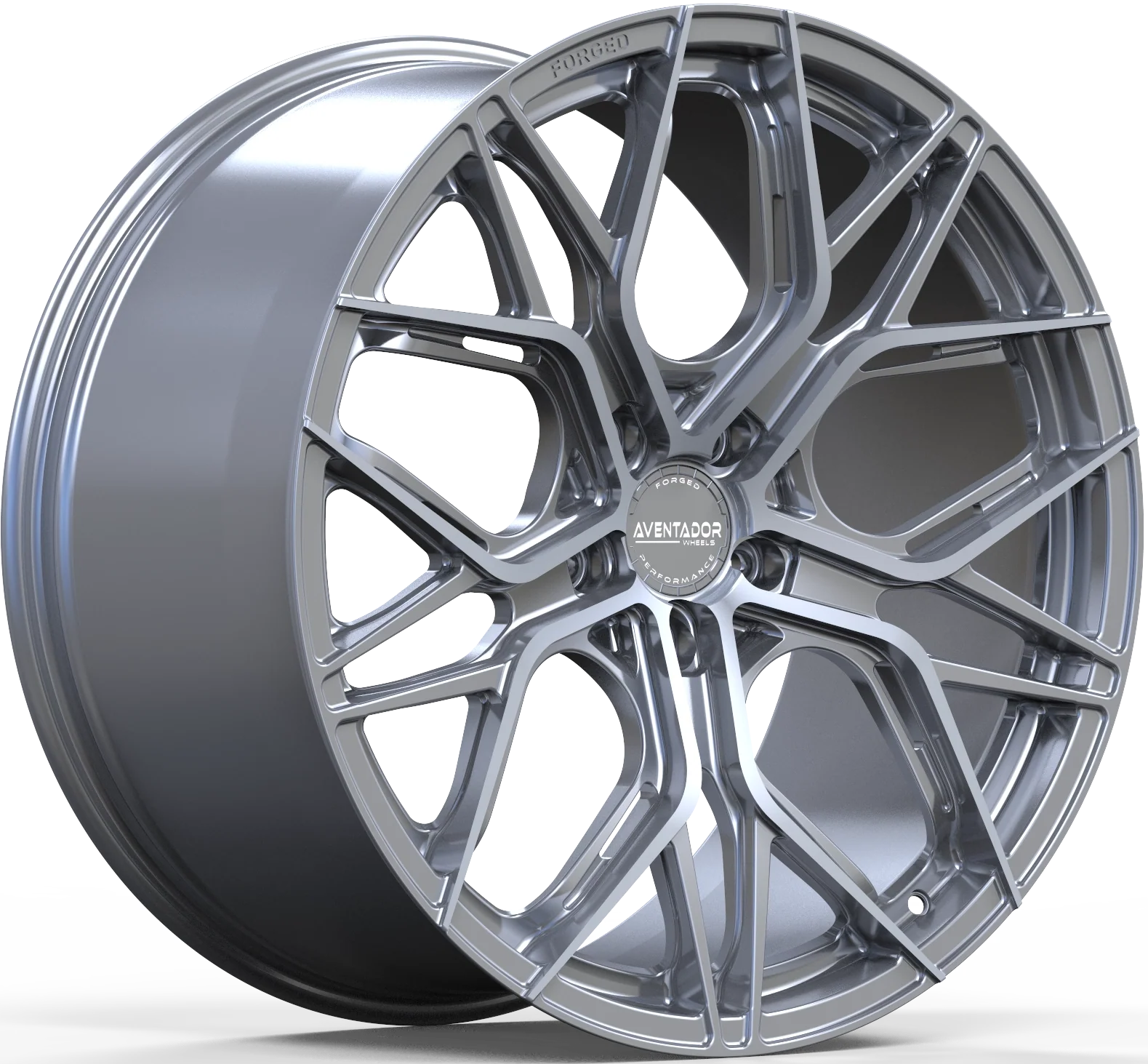 Aventador Wheels Forged Limitless Gloss Satin Silver