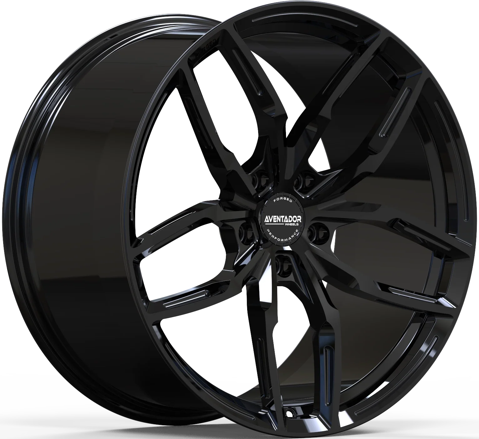 Aventador Wheels Forged Nova Gloss Black