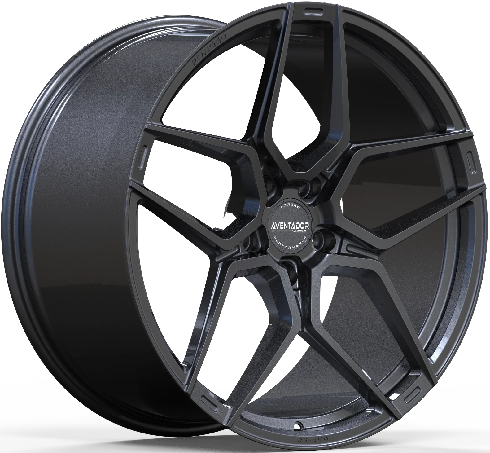 Aventador Wheels Forged RS Evo Carbon Gloss Dark