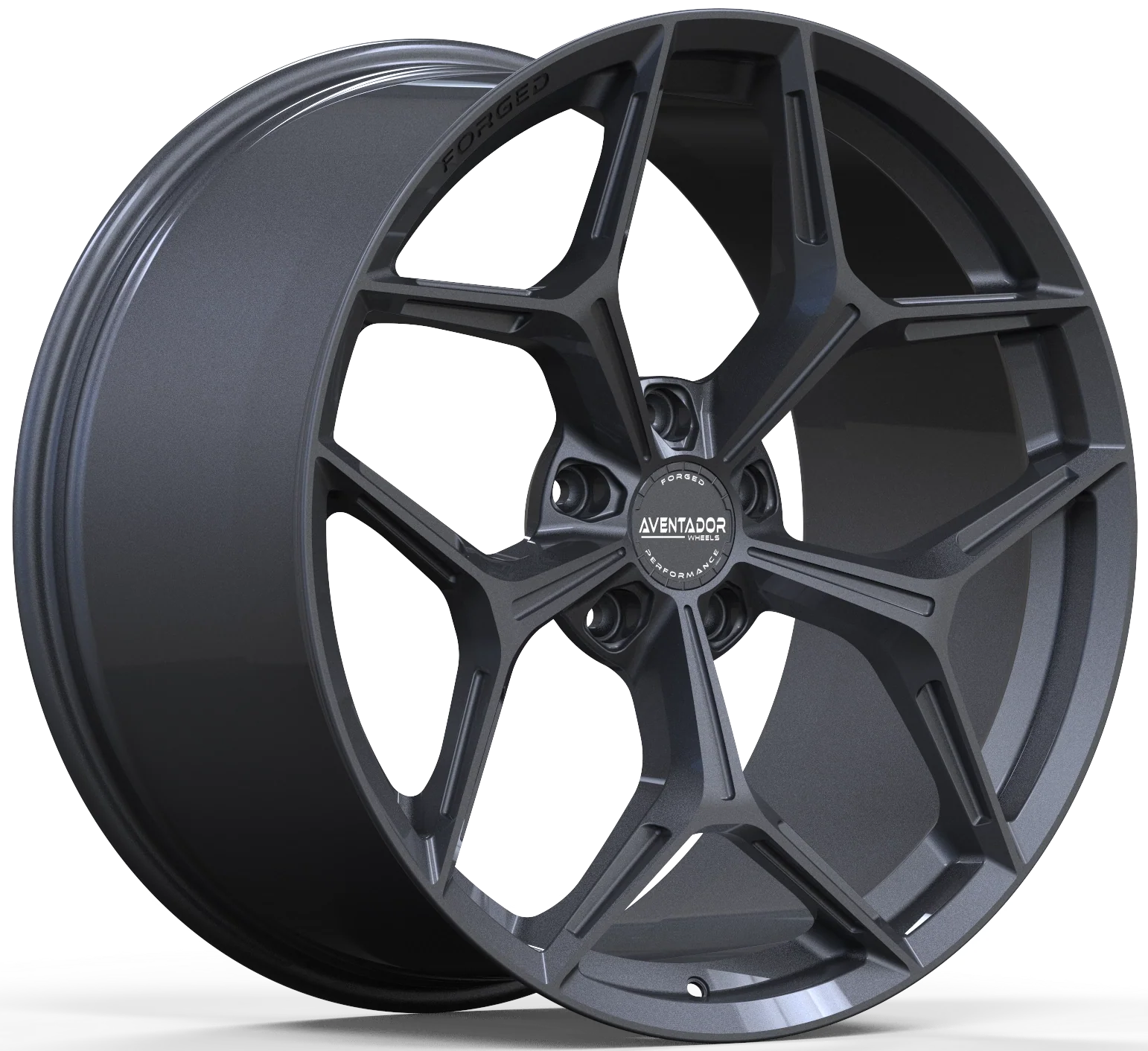 Aventador Wheels Forged Revolution Y Carbon Gloss Dark