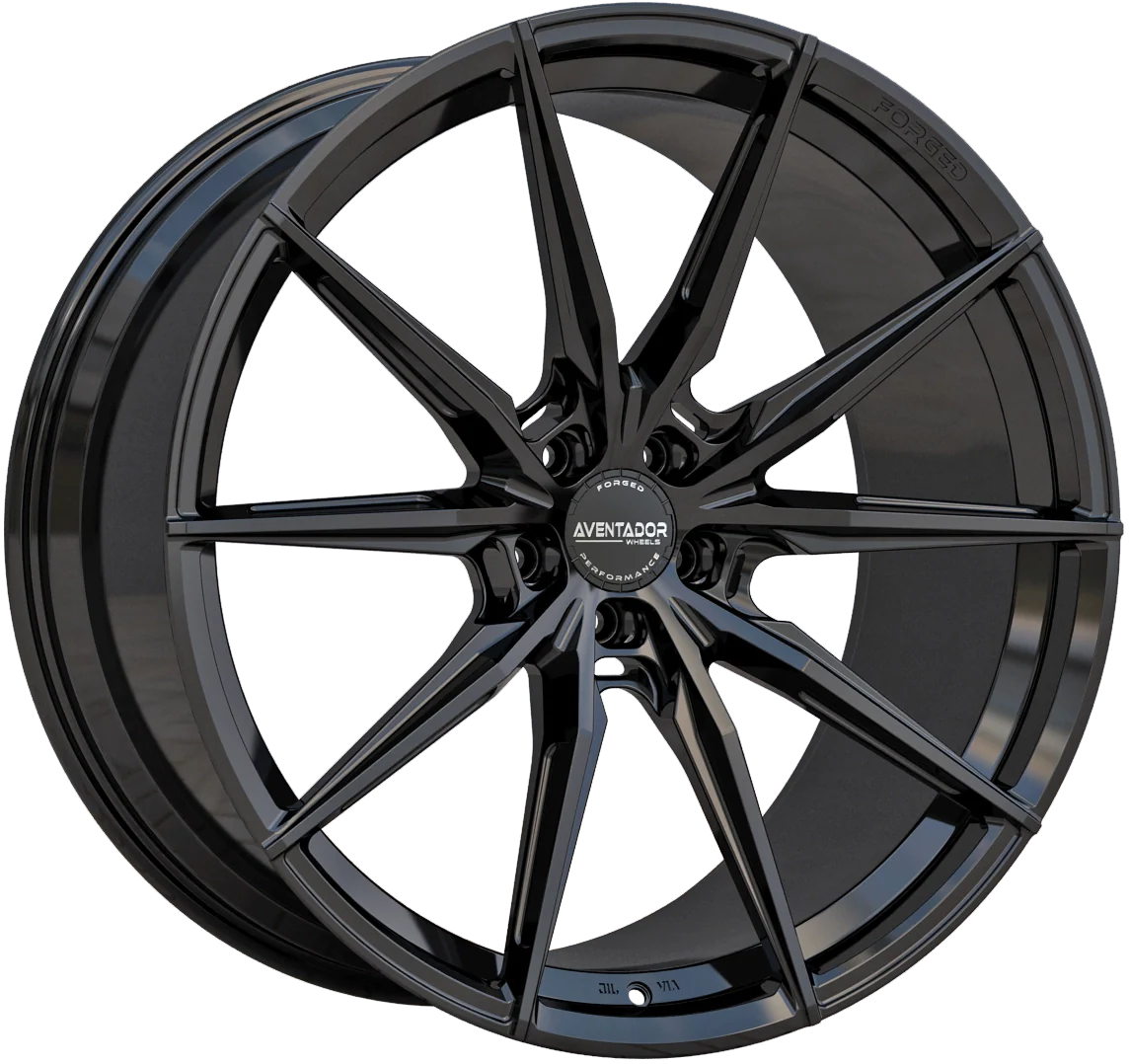 Aventador Wheels Forged Spider Gloss Black