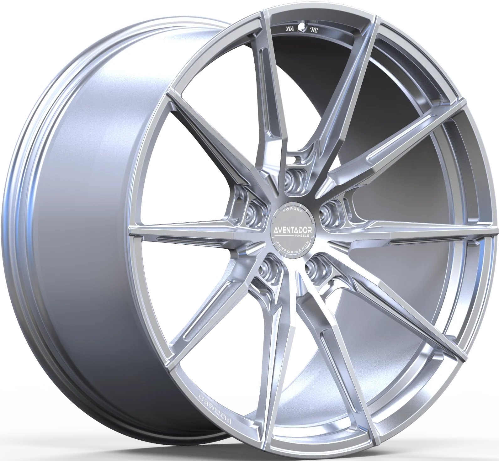 Aventador Wheels Forged Spider Gloss Satin Silver