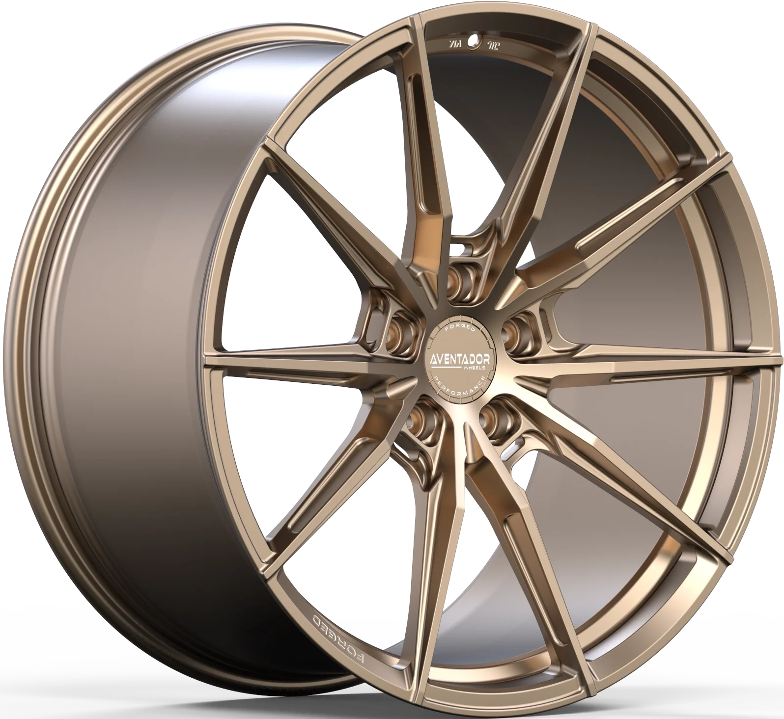 Aventador Wheels Forged Spider Gloss Bronze