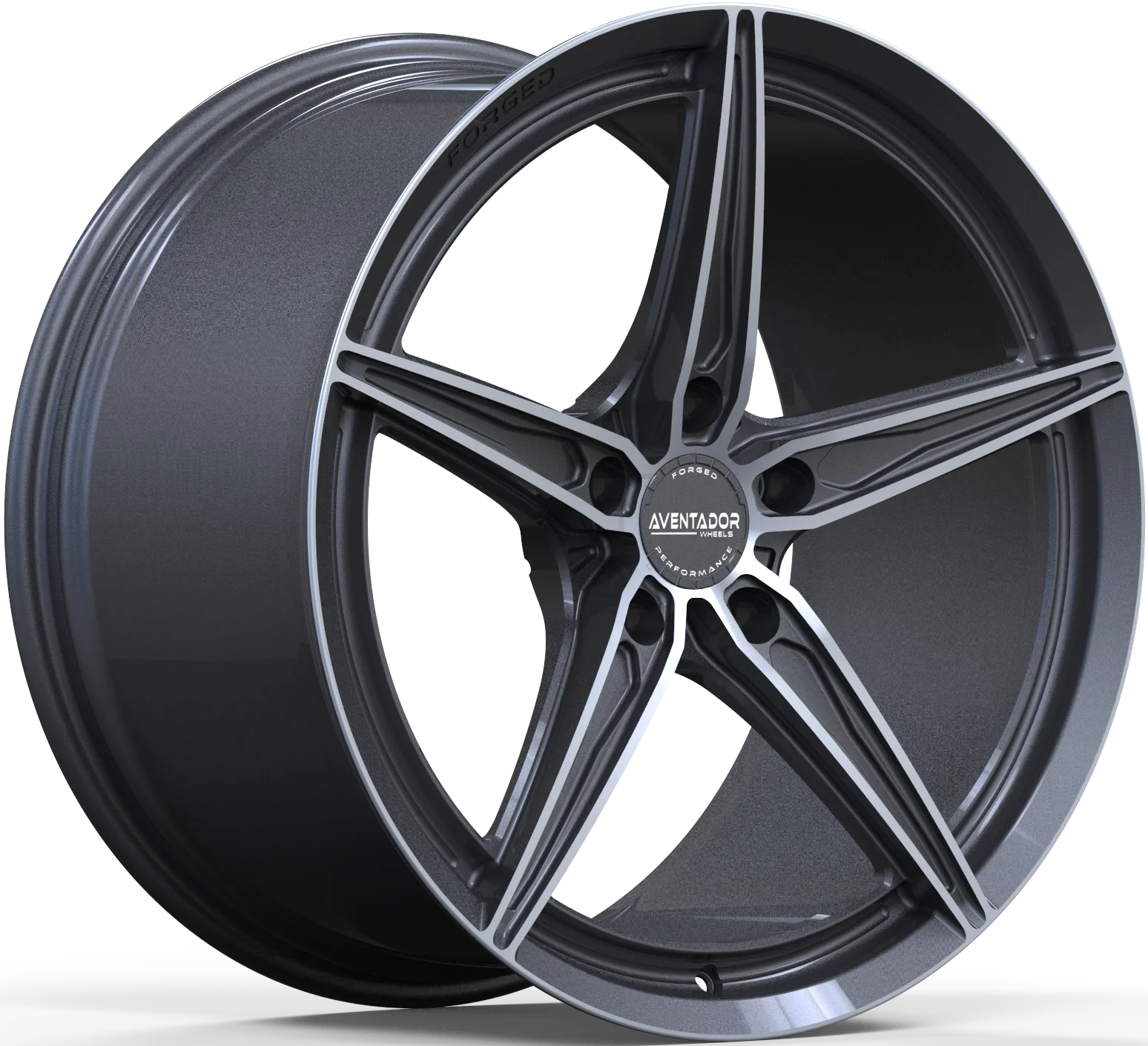Aventador Wheels Forged Starlight Carbon Gloss Polished