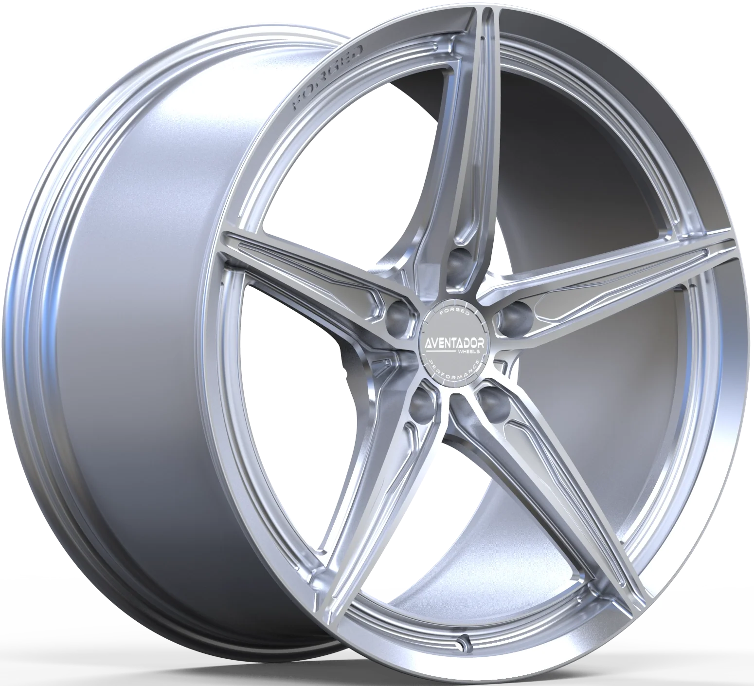 Aventador Wheels Forged Starlight Gloss Satin Silver