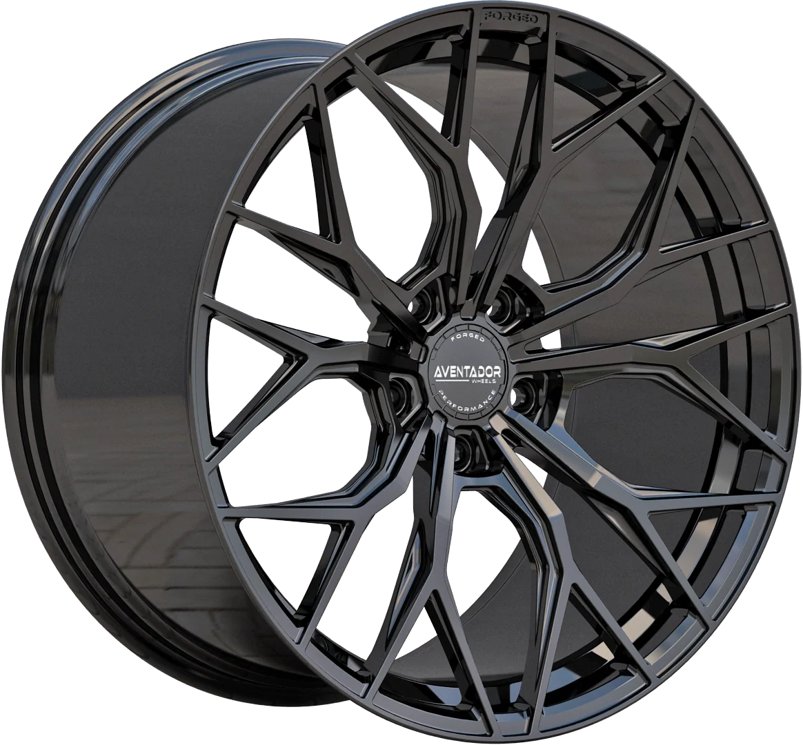 Aventador Wheels Forged Stealth Gloss Black
