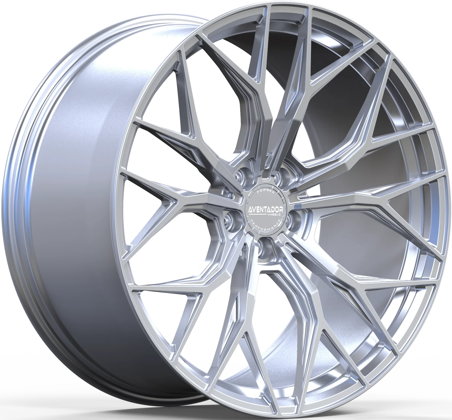 Aventador Wheels Forged Stealth Gloss Satin Silver