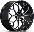 Aventador Wheels Forged Titan Black Gloss Polished