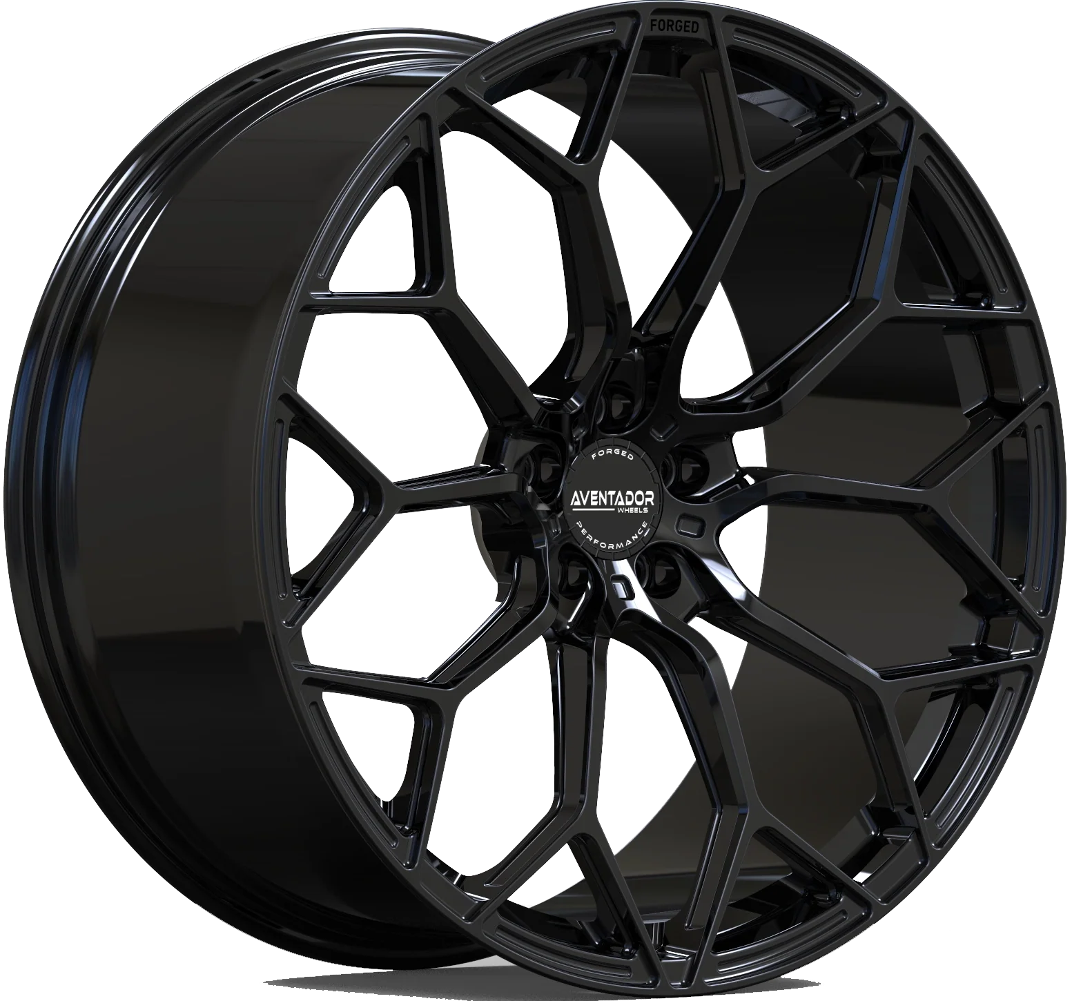 Aventador Wheels Forged Titan Gloss Black