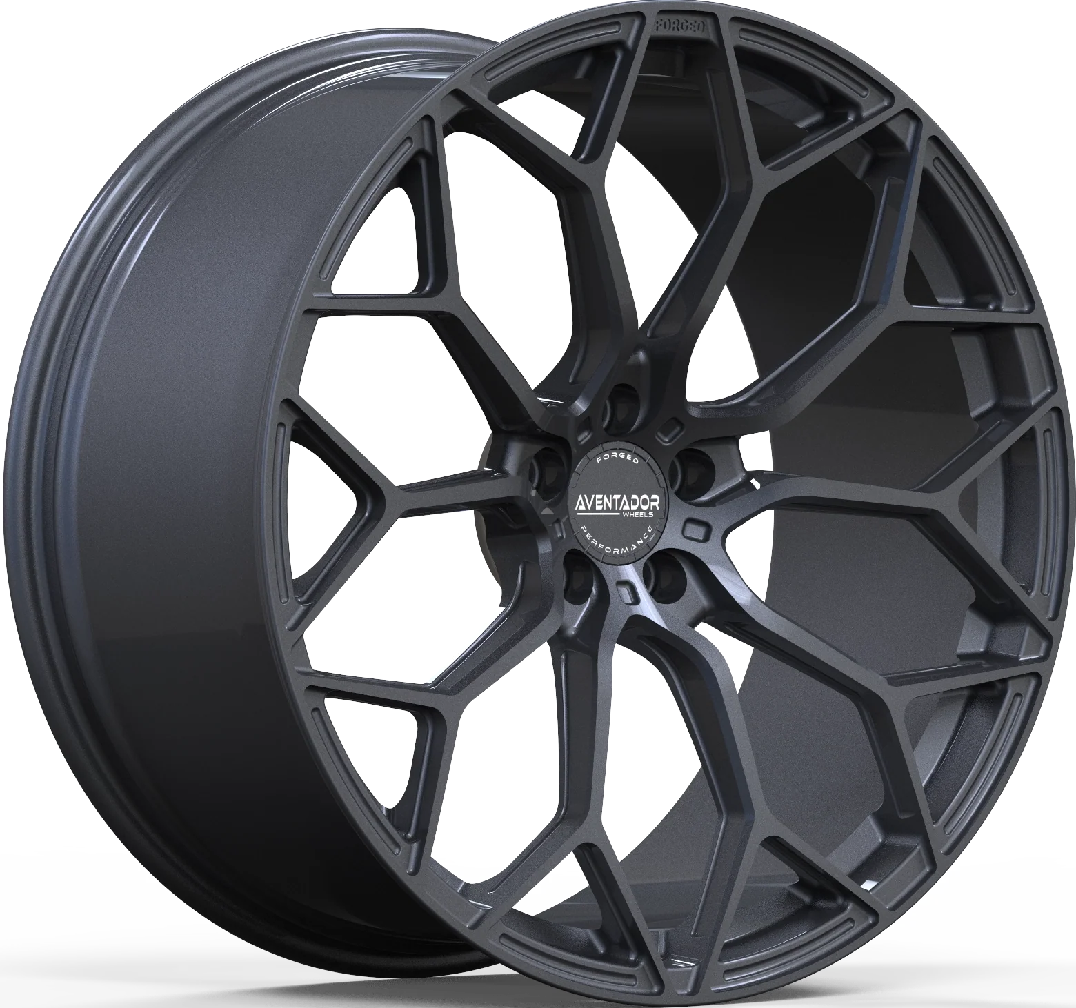 Aventador Wheels Forged Titan Carbon Gloss Dark