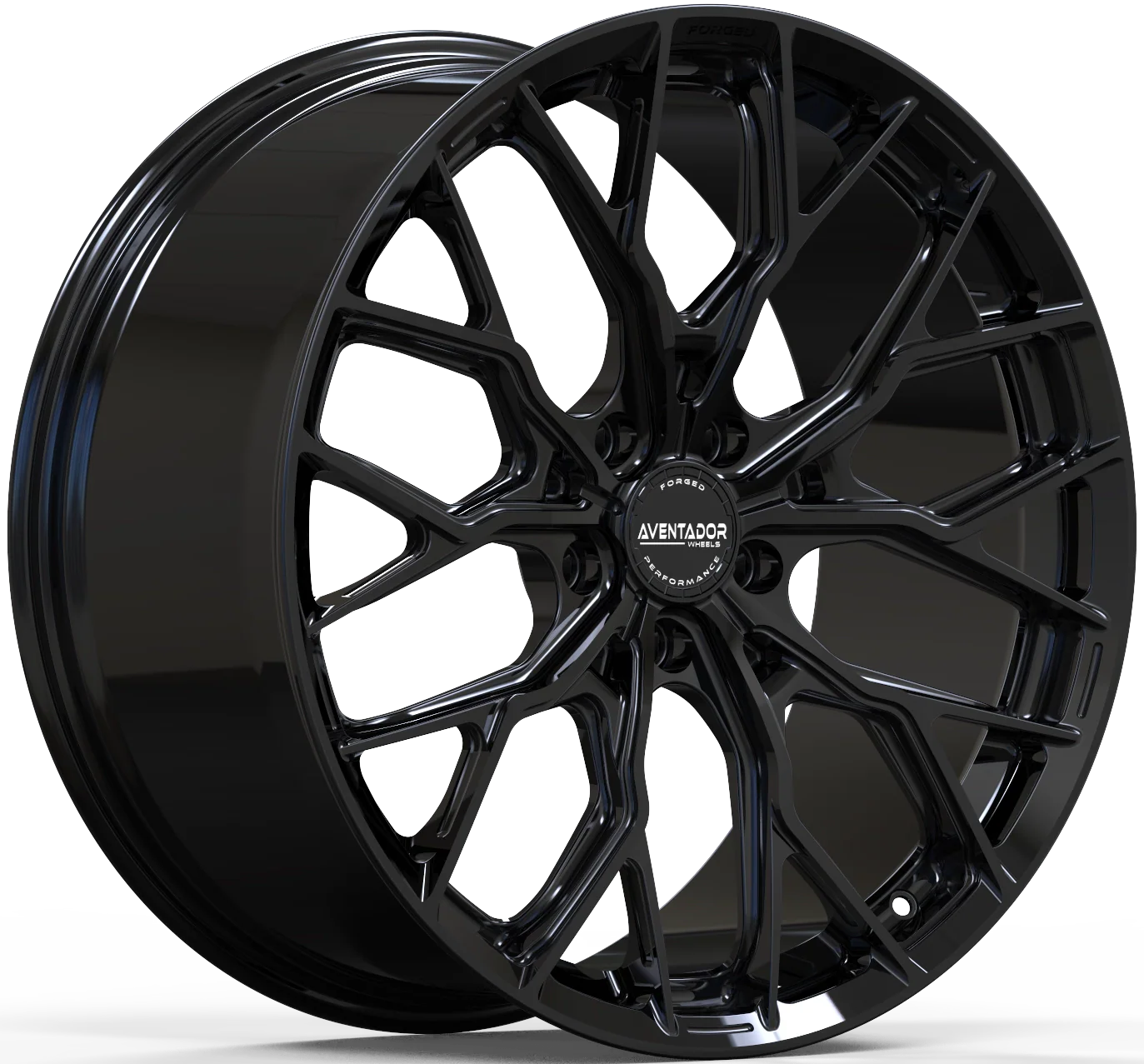 Aventador Wheels Forged Ghost Gloss Black